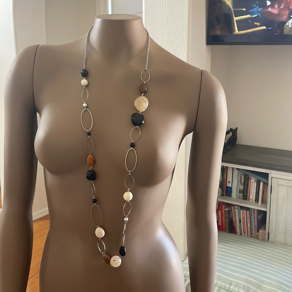 Long 90s boho necklace